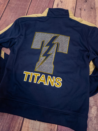 Titans Rhinestone Full Zip Jacket