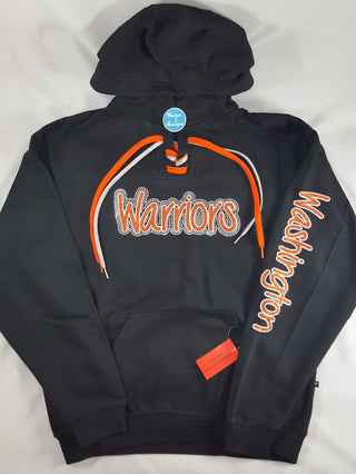 Warriors Washington Rhinestone Lace-Up Hoodie