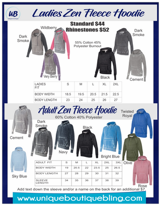 Gymnastics Mom Rhinestone Fleece Hoodie - Purple/Silver