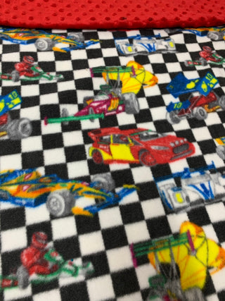 All Race Cars Blankets **Choose Size & Backing  *Embroidery Customization available.