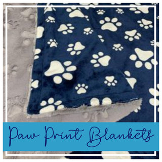 Paw Print Blankets