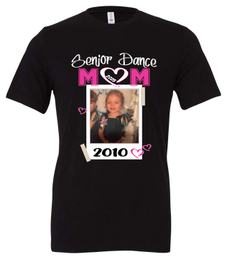 New Ulm Senior Dance Mom Personalized Black Tee