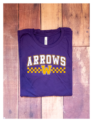 Arrows W Purple Tee