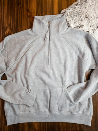 Ladies Relaxed Half Zip Pullover
