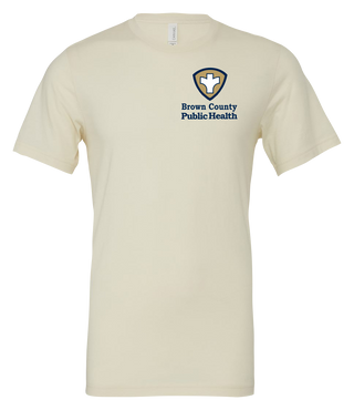Brown County Public Health Left Chest Logo Tee - Natural