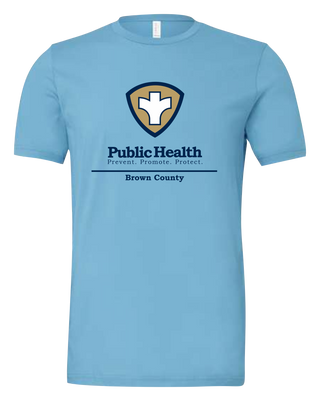 Brown County Public Health Tee - Ocean Blue