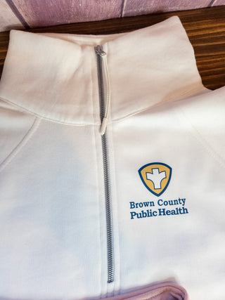Brown County Public Health Half Zip Pullover - Ladies Fit - More Color Options