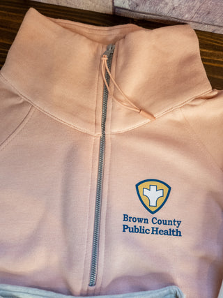 Brown County Public Health Half Zip Pullover - Ladies Fit - More Color Options
