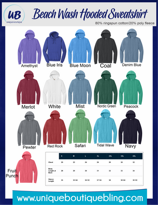 Beach Wash Hooded Sweatshirt