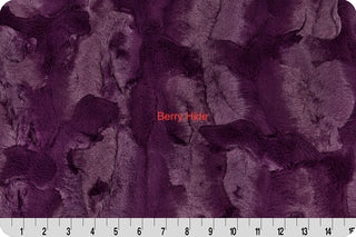 Berry Embossed Poppy Minky Blankets *Choose Backing & Size