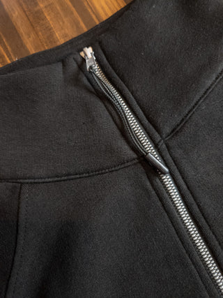 AE Dragons Black Half Zip Pullover - Ladies Fit