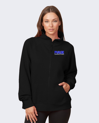 Pulse Dance Studio Black Ladies Relaxed Full Zip