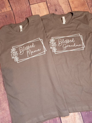 Blessed Mama Floral Tee