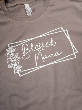 Blessed Nana Floral Tee