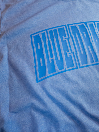 Blue Dragons Tonal Heather Blue Tee