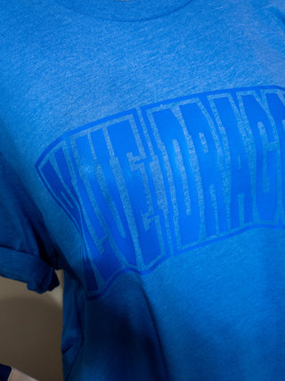 Blue Dragons Tonal Heather Blue Tee