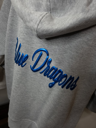 Blue Dragons Ladies Relaxed Hooded Full Zip