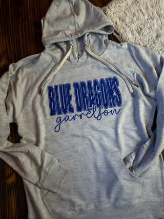 Garretson Blue Dragons Double Lace Sweatshirt