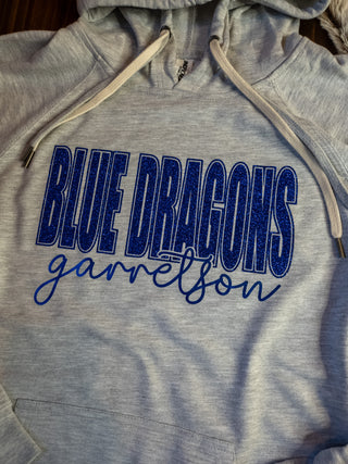 Garretson Blue Dragons Double Lace Sweatshirt