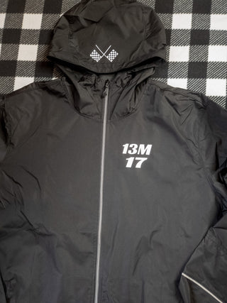 Personalized Your Team Racing Black Lightweight Jacket