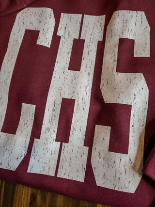 CHS Go Greyhounds! Maroon Classic Crewneck Sweatshirt
