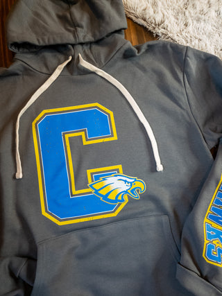 C C-Hawks Graphite Venture Hoodie