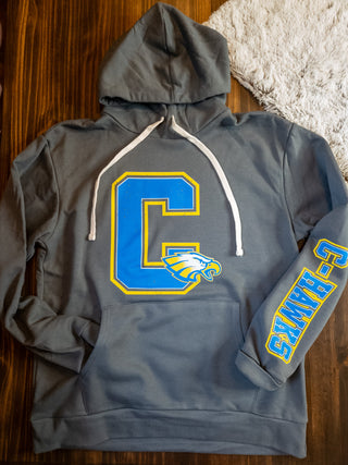 C C-Hawks Graphite Venture Hoodie