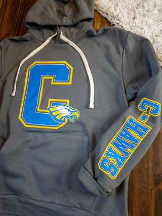 C C-Hawks Graphite Venture Hoodie