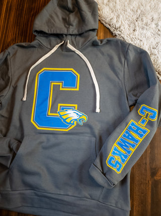 C C-Hawks Graphite Venture Hoodie