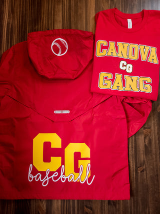 CG Baseball Red Lightweight Jacket