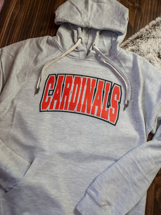 Cardinals Gray Double Lace Sweatshirt
