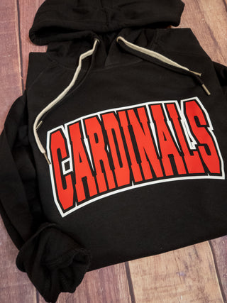 Cardinals Black Double Lace Sweatshirt