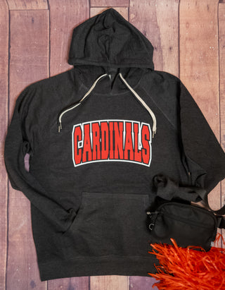 Cardinals Charcoal Double Lace Sweatshirt