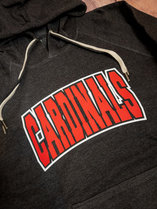 Cardinals Charcoal Double Lace Sweatshirt