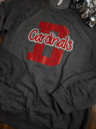 Cardinals D Rhinestone Crewneck Sweatshirt