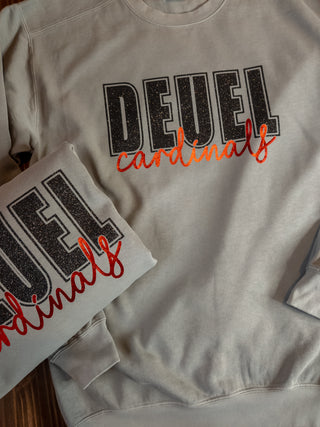 Deuel Cardinals Dyed Crewneck Sweatshirt