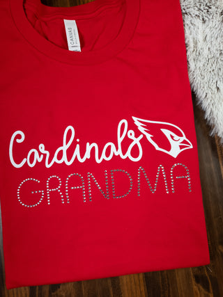 Cardinals Grandma Rhinestone Tee