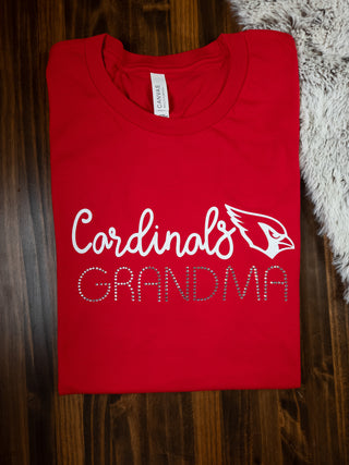Cardinals Grandma Rhinestone Tee