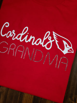 Cardinals Grandma Rhinestone Tee