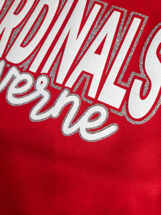 Luverne Cardinals Red Sponge Fleece Crewneck Sweatshirt