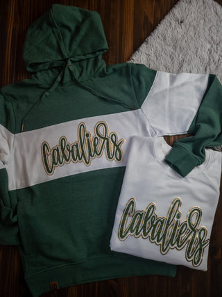 Cavaliers Sparkle And Puff Dark Green League Hoodie