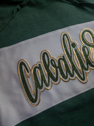 Cavaliers Sparkle And Puff Dark Green League Hoodie