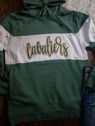 Cavaliers Sparkle And Puff Dark Green League Hoodie