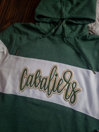 Cavaliers Sparkle And Puff Dark Green League Hoodie