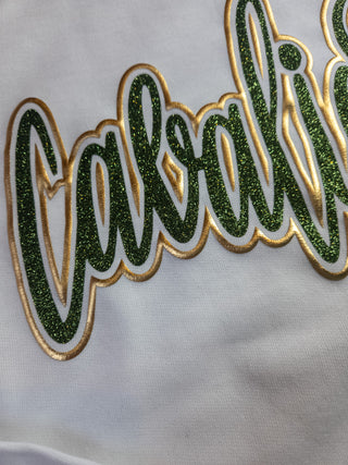 Cavaliers Sparkle and Puff French Terry Crewneck Sweatshirt
