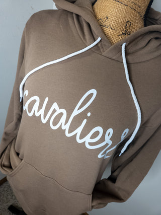 Cavaliers Vintage Brown Sponge Fleece Hoodie