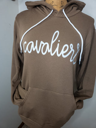 Cavaliers Vintage Brown Sponge Fleece Hoodie