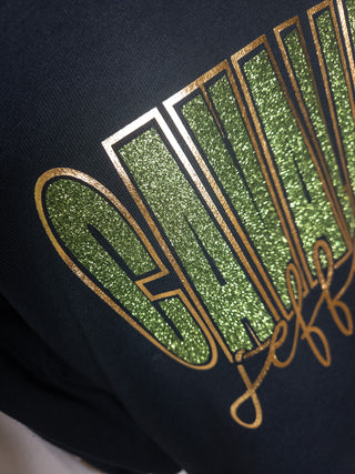 Jefferson Cavaliers Black French Terry Bomber Zip-Up