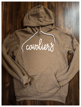 Cavaliers Vintage Brown Sponge Fleece Hoodie