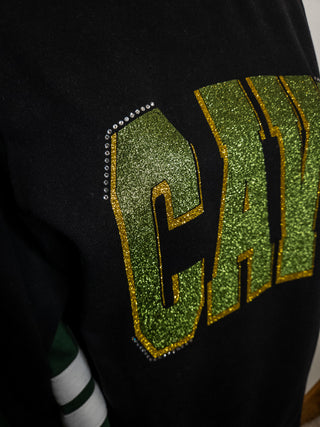 Cavs Rhinestone Cloud Fleece Crewneck Sweatshirt